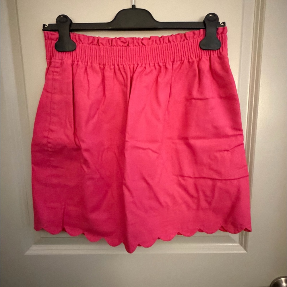 J. Crew Pink Scalloped Hem Skirt | Size 4